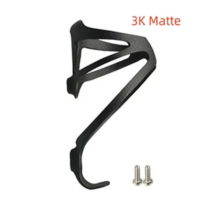 Soporte para Botella de Bicicleta de Fibra de Carbono 3K, Jaula Ultraligera para Carretera y MTB