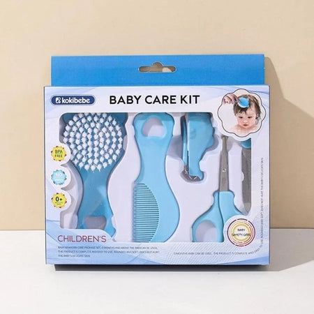 Infant Comb 5 Piece Bristle Soft Grooming Set &ndash; Gentle Hair Care for Babies