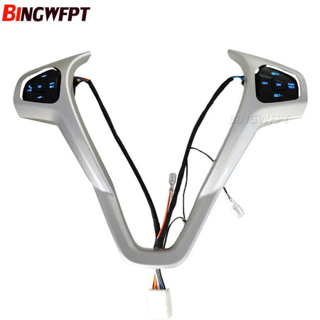 Multi-Function Steering Wheel Audio Cruise Control Switch Kit For Ford Fiesta MK7 MK8 Ecosport 2013-2015 Wth Backlight Button by InterCyprus Trading Ltd