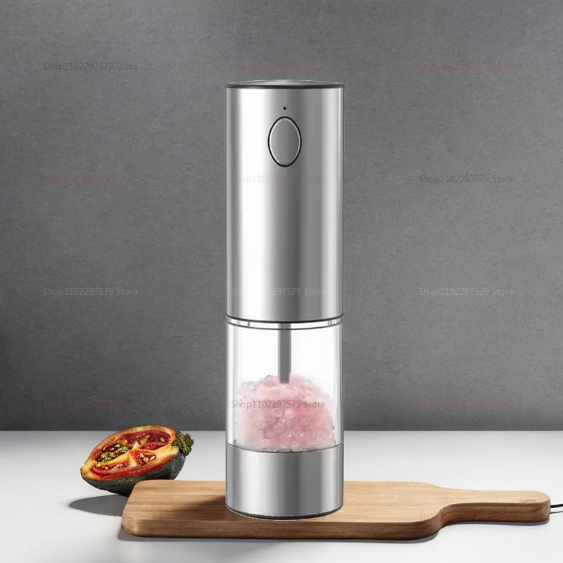Electric Salt and Pepper Kit &ndash; USB Rechargeable Grinder