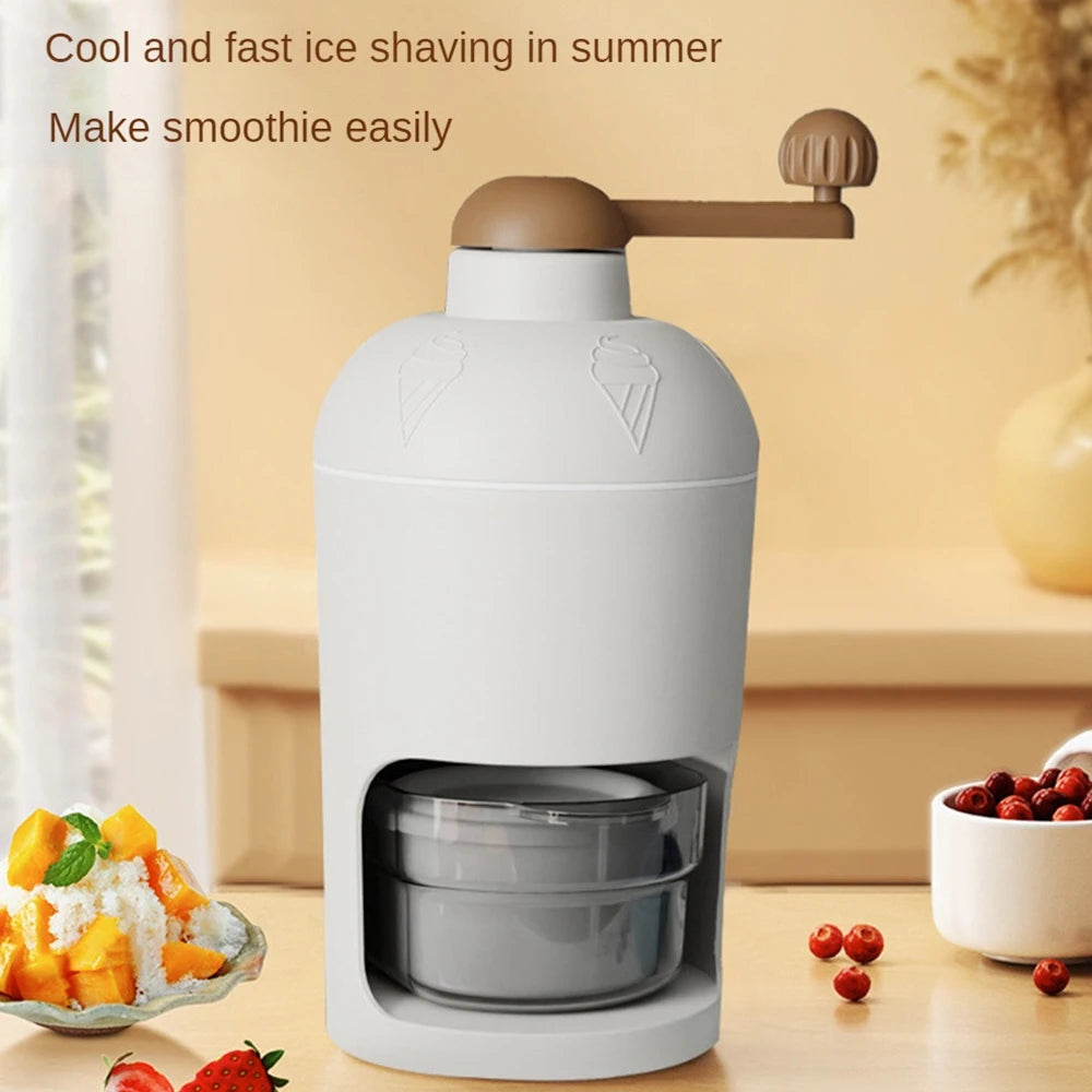 Manual Ice Crusher Machine for Smoothies &amp; More