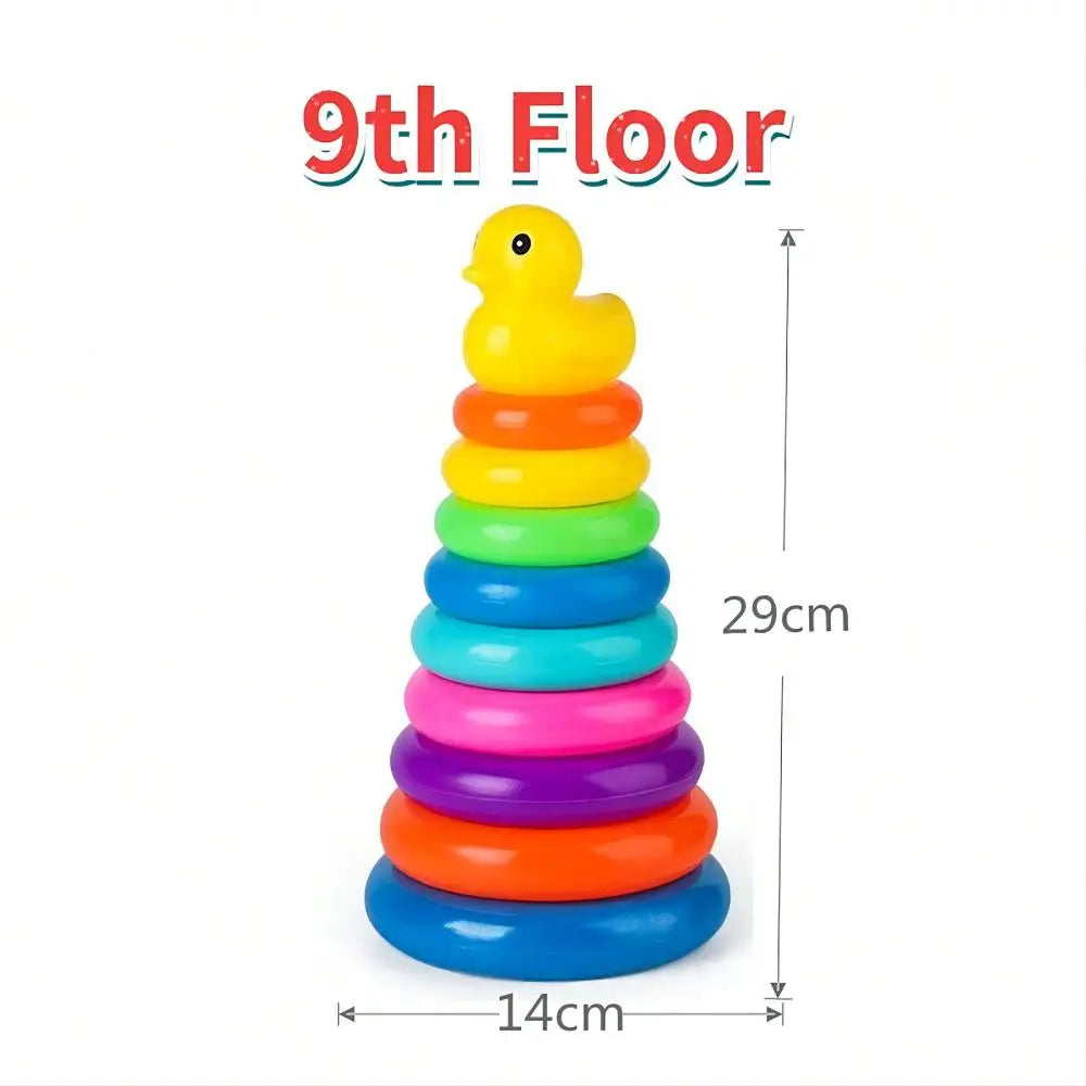 Montessori Rolling Ball Tower - Stacking Toy for Baby Development (1-3 Years) large