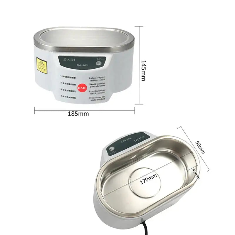 628ml Ultrasonic Cleaner For Jewelry Glasses And Circuits