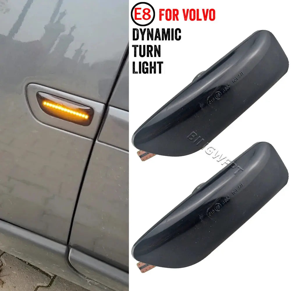 OEM # 30722641 34432641 Dynamic LED Amber Side Marker Blinker Turn Signal Light For Volvo S60 V70 XC90 S80 XC70 1998-2007 by InterCyprus Trading Ltd