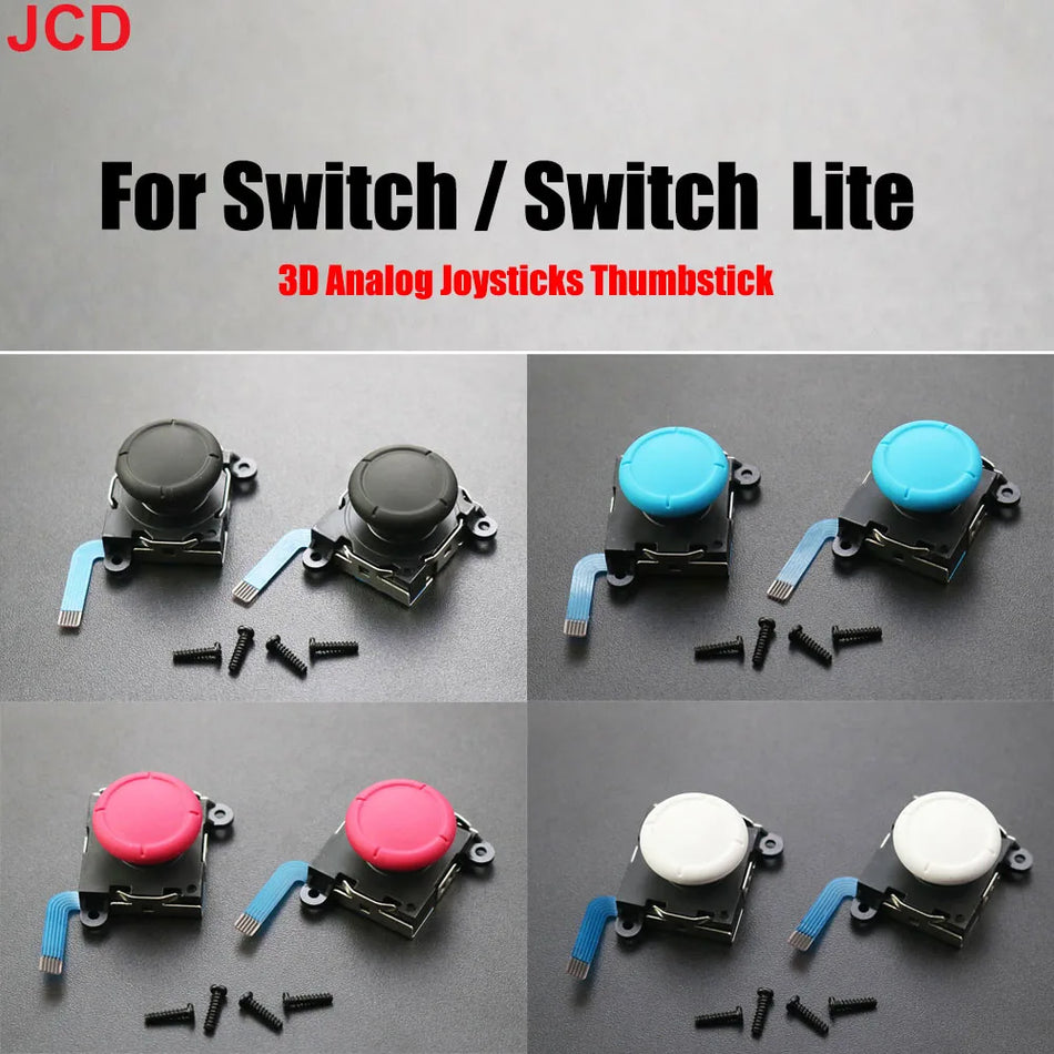 JCD Replacement 3D Joystick for Nintendo Switch &amp; Lite - Analog Thumb Stick Repair Tool