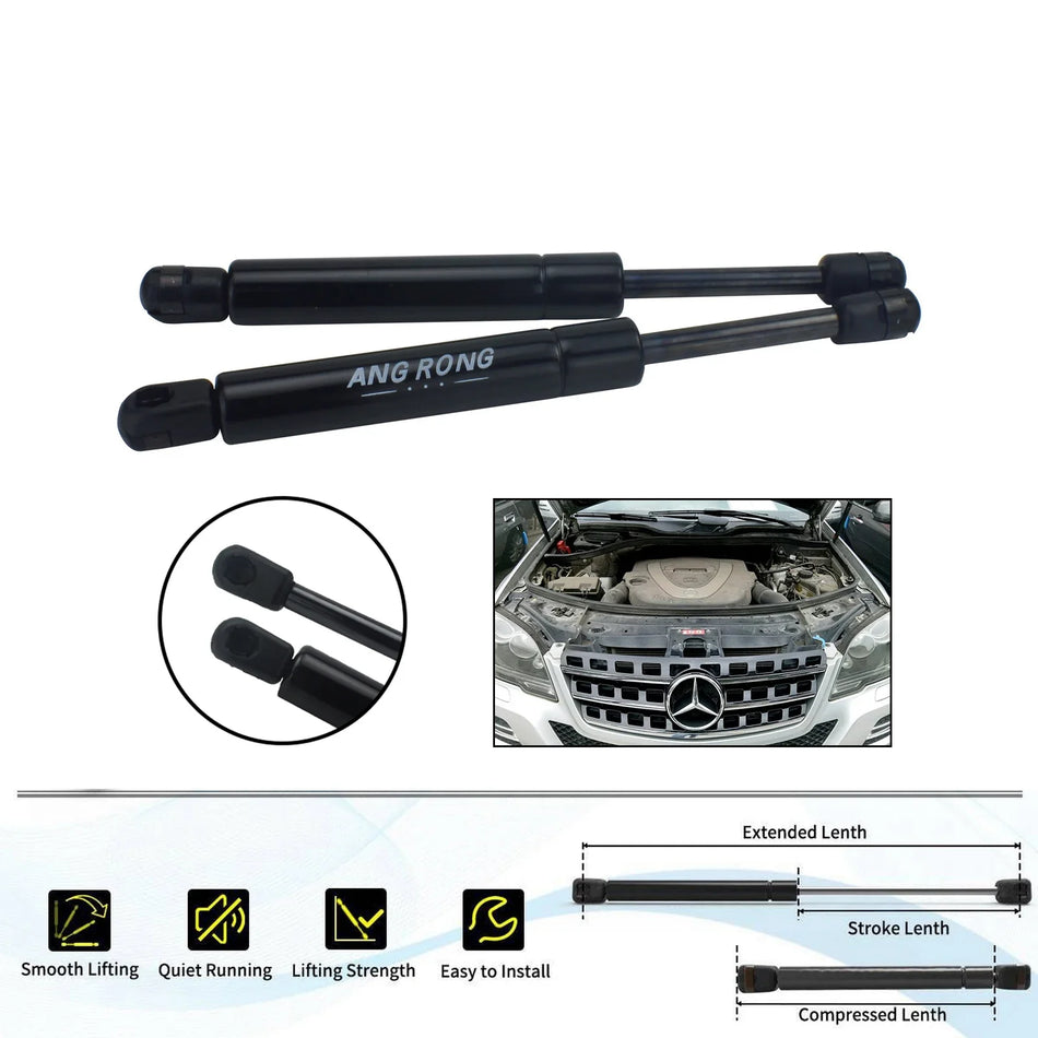 Ammortizzatori per Cofano Anteriore Coppia per Mercedes-Benz W163 Classe M 1998-2005 850N 234mm