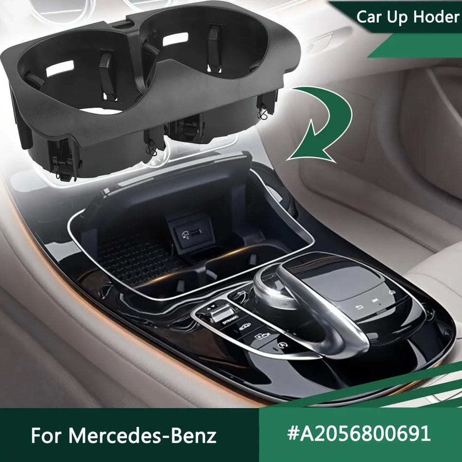 Cup Holder Front Center ABS Plastic for Mercedes-Benz W205 W213 W253 W447 W467