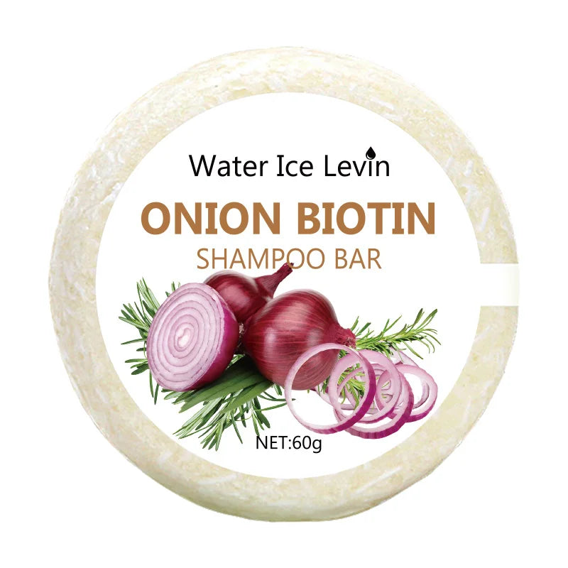 Onion and Biotin Shampoo Soap &ndash; Moisturizing and Smoothing Formula A (60g)