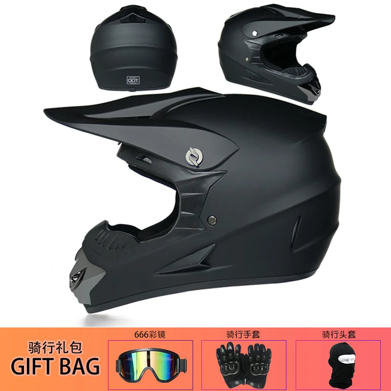 ORZ Off-Road Motorcycle Full Face Helmet &ndash; All Weather Guard army green / XL