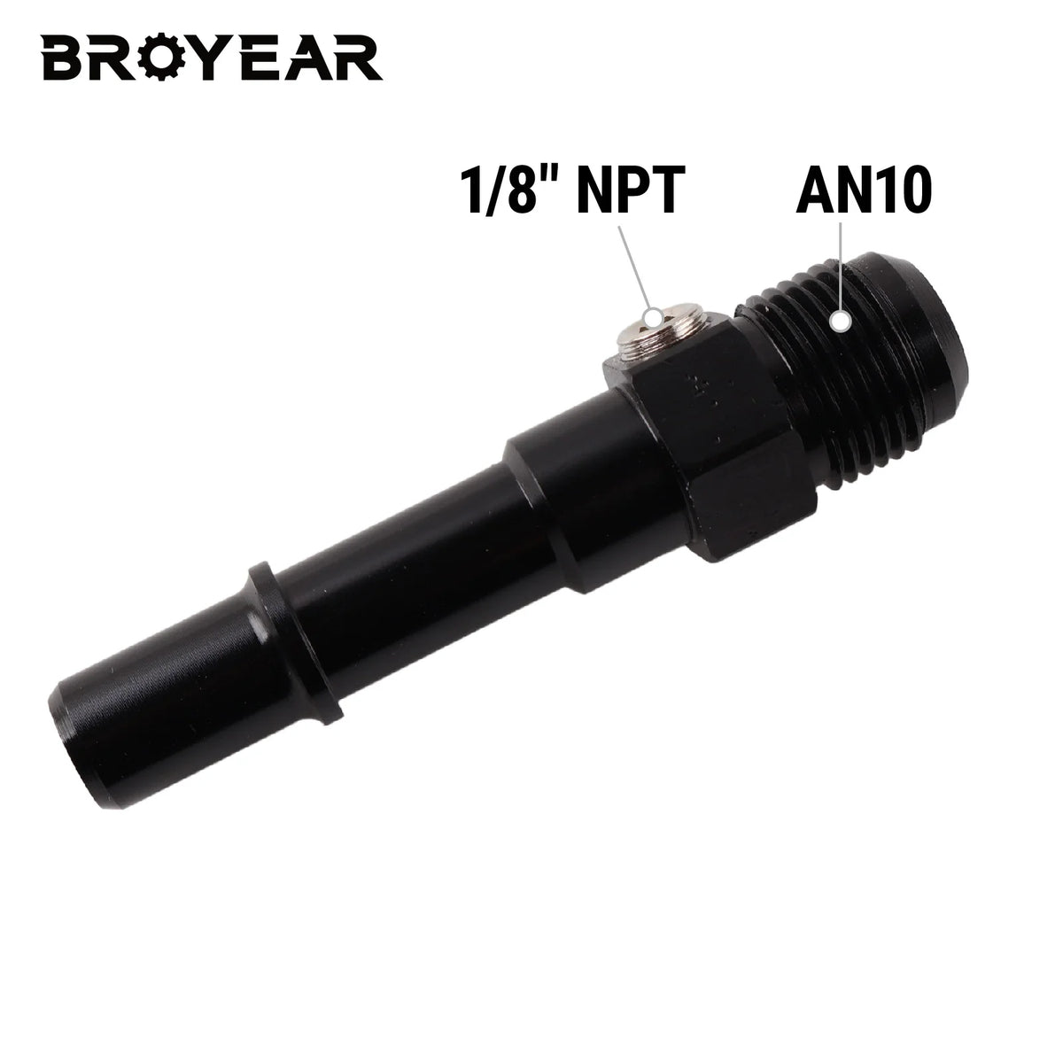 Aluminum Transmission Cooler Fitting 1/8 NPT 10AN for BMW N54 N55 by InterCyprus Trading Ltd