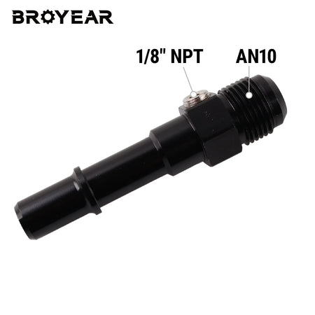 Aluminum Transmission Cooler Fitting 1/8 NPT 10AN for BMW N54 N55 by InterCyprus Trading Ltd