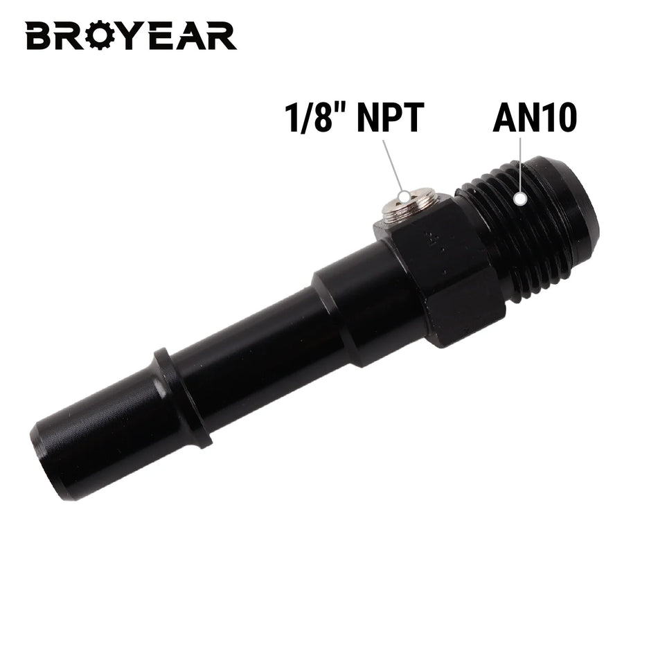 Aluminum Transmission Cooler Fitting 1/8 NPT 10AN for BMW N54 N55 by InterCyprus Trading Ltd