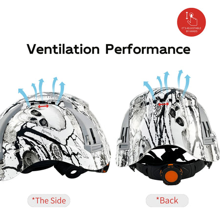 H1X Construction Safety Helmet - Adjustable Ventilation