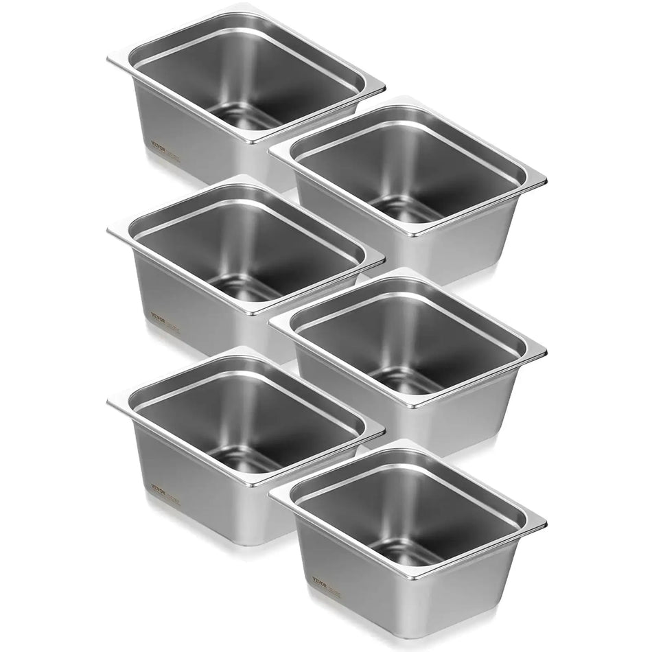 Half Size Steam Table Pan 4 Deep Stainless Steel