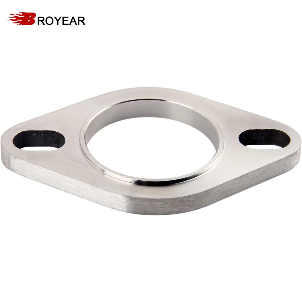 304 Stainless Exhaust Pipe Flange Connector Joint 2 Bolt 52mm 64mm 77mm by InterCyprus Trading Ltd