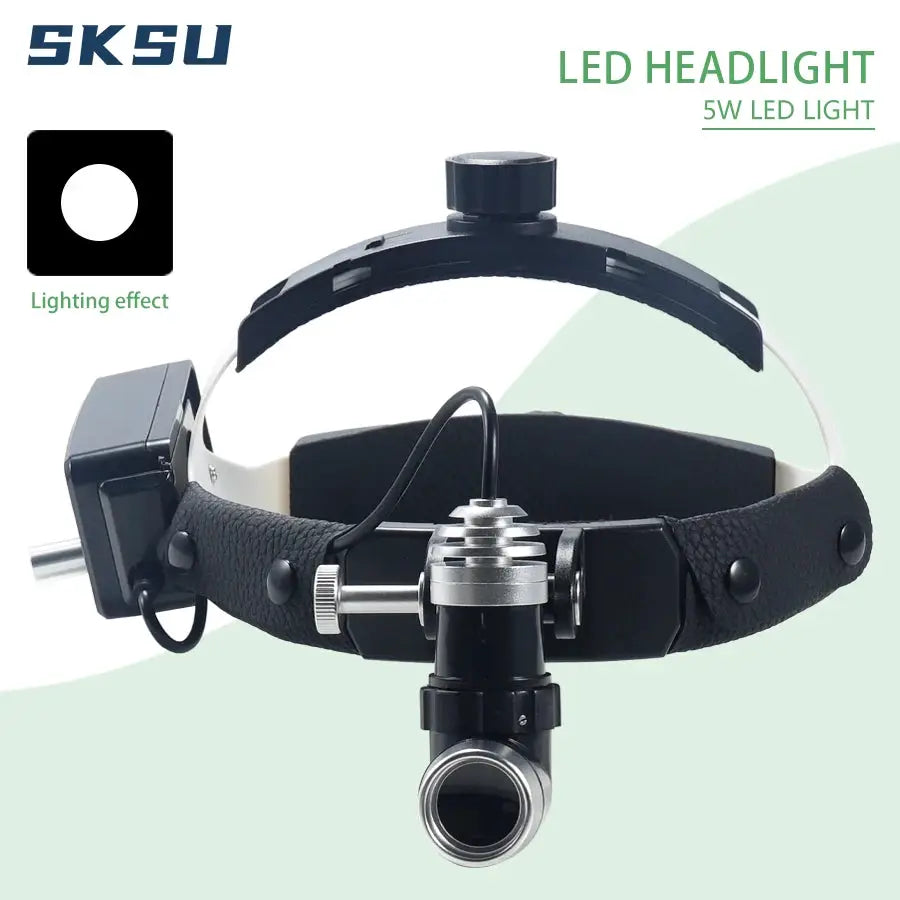 Headworn Headlights Head Light Lamp Dental Mouth Experimental Lighting Surgery Spotlighting Shadowless Lamp 5W LED by InterCyprus Trading Ltd