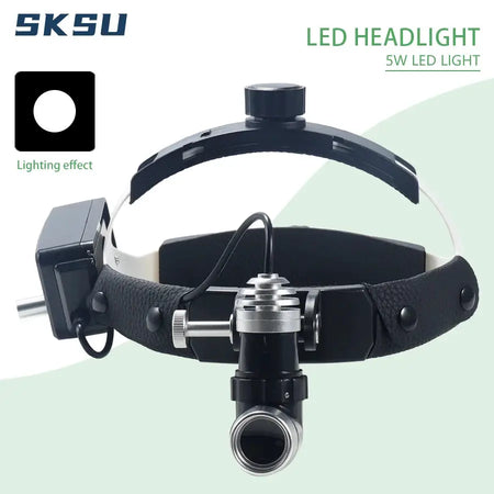 Headworn Headlights Head Light Lamp Dental Mouth Experimental Lighting Surgery Spotlighting Shadowless Lamp 5W LED by InterCyprus Trading Ltd