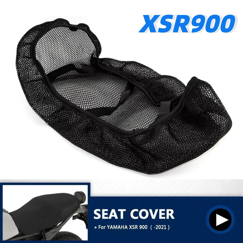 Capa de Banco Yamaha XSR900 para Modelo 2021, com Tecido de Malha 3D, Antiderrapante e Respirável