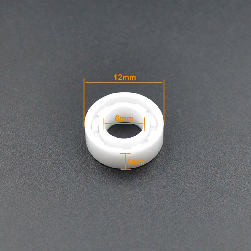 Ceramic Bearing Fishing Reels &ndash; Ultra Lightweight Bearings MR126CE 6X12X4mm / CHINA / 1Pc