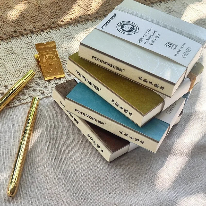 POTENTATE Linen-Bound Hardcover Artists Paper Pads &ndash; Smooth