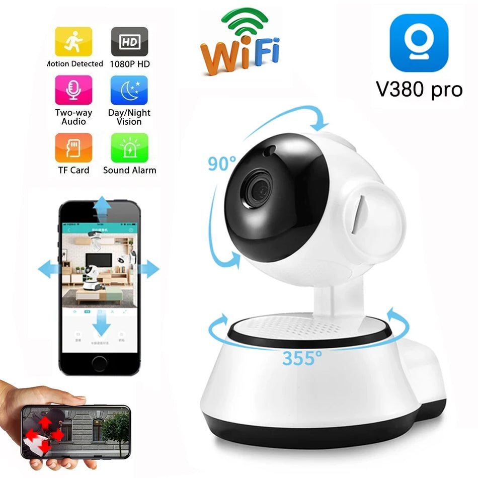 V380 Pro IP Camera &ndash; Smart HD Wireless Auto Human Tracking