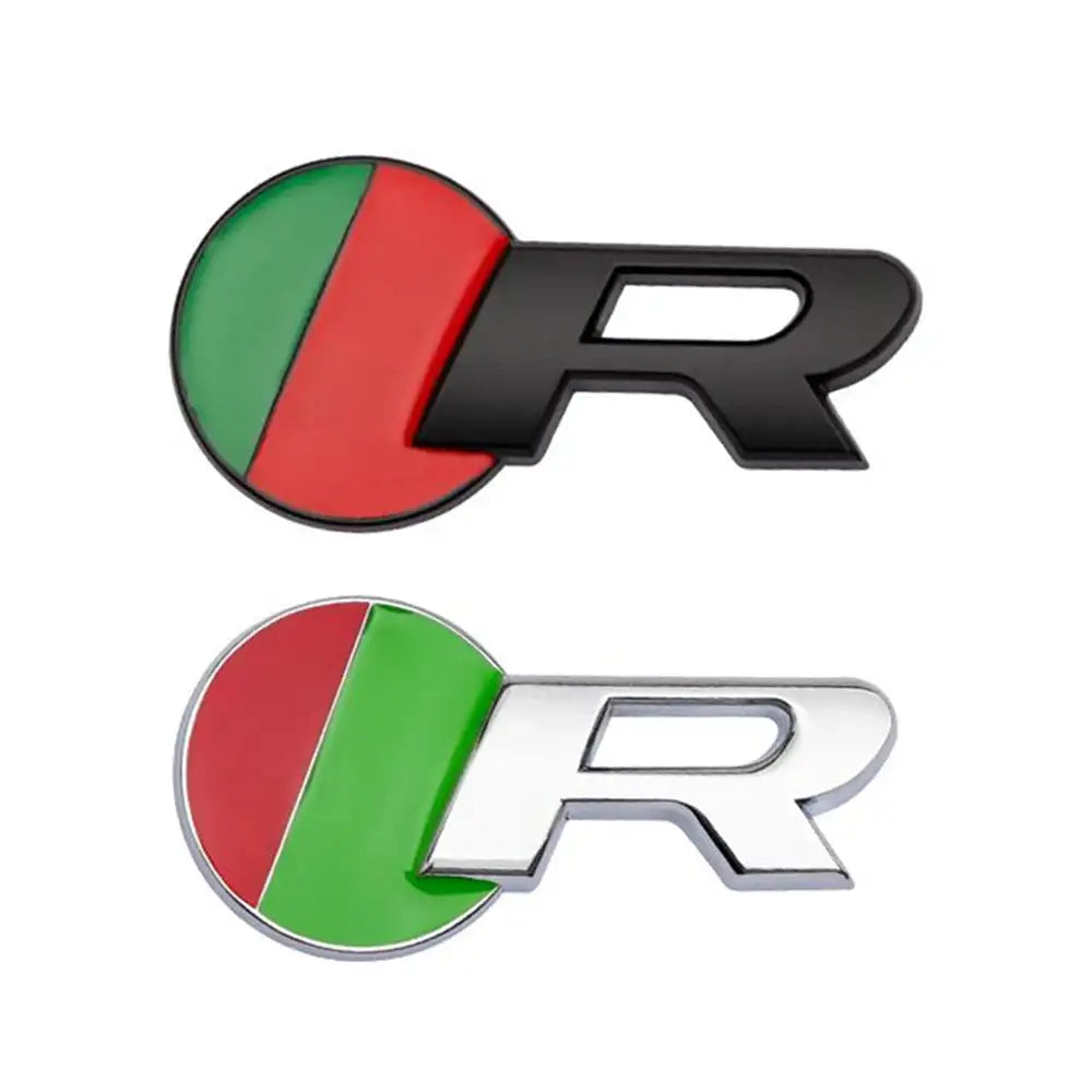 Jaguar R Logo Front Grill Chrome Emblem For Jaguar