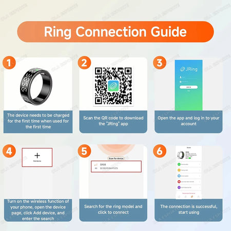 Waterproof Smart Ring for Xiaomi | Military Health Monitor | Gesture &amp; Fitness Tracker 2025