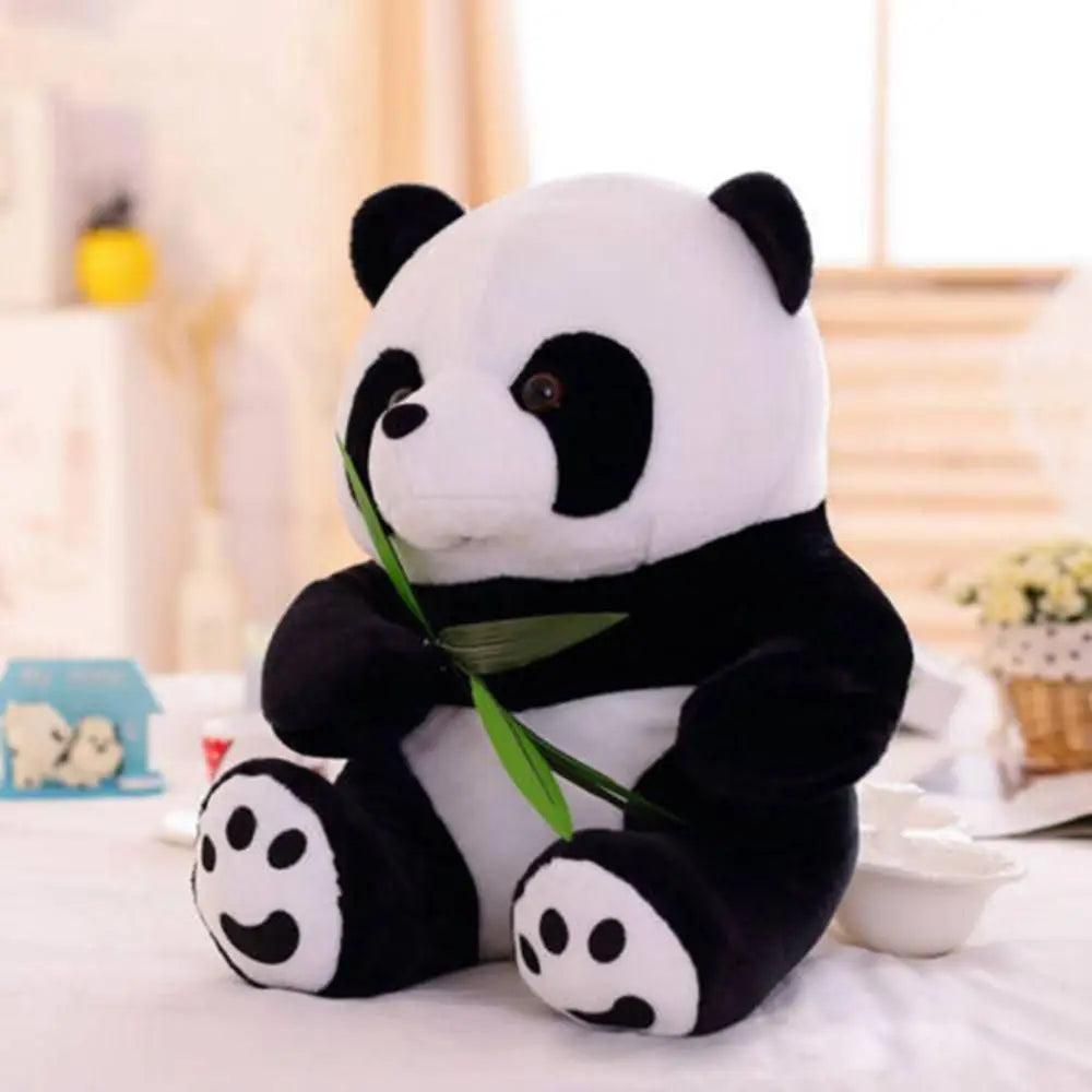 Super Cute Kneeling and Sitting Plush Panda Toy