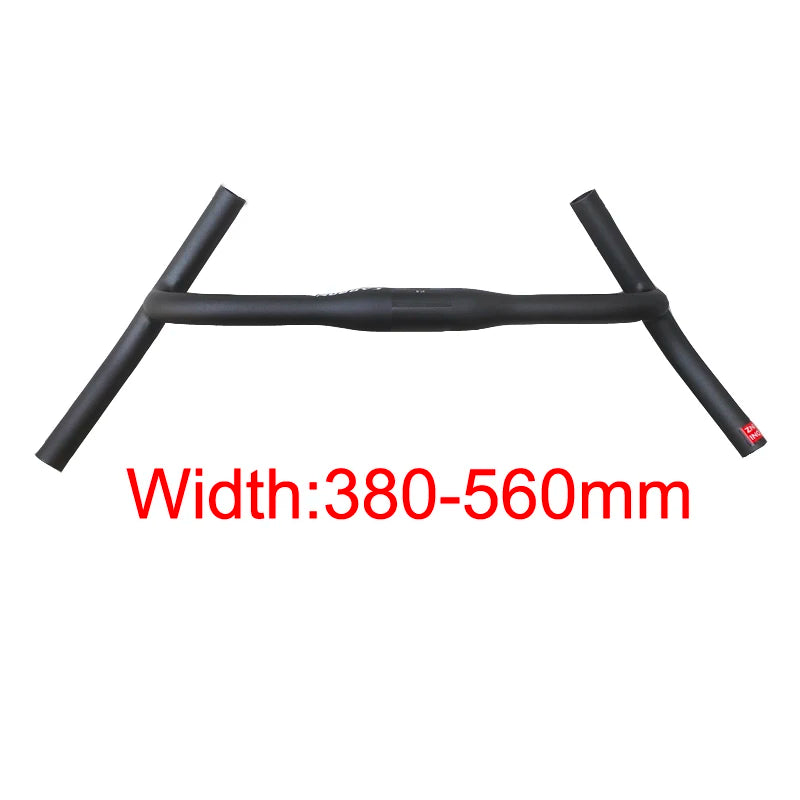 ZNIINO Карбоново влакно гравел H кормило с голям разширение за пътни и планински велосипеди 31.8mm скоба 38cm