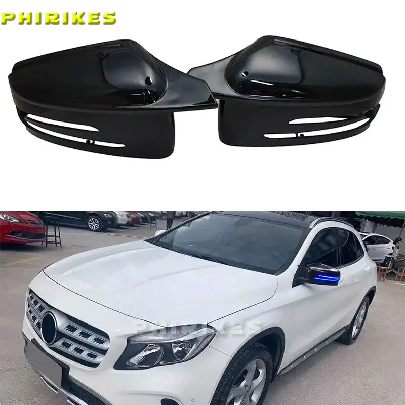 Oglekļa šķiedras izskata spoguļa vāka apdare Mercedes GLE W166