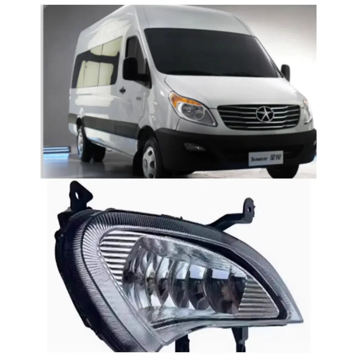 Front Bumper Fog Light For JAC Sunray Fog Lamp Daytime Running Light DRL 4116100R001 4116200R001 by InterCyprus Trading Ltd