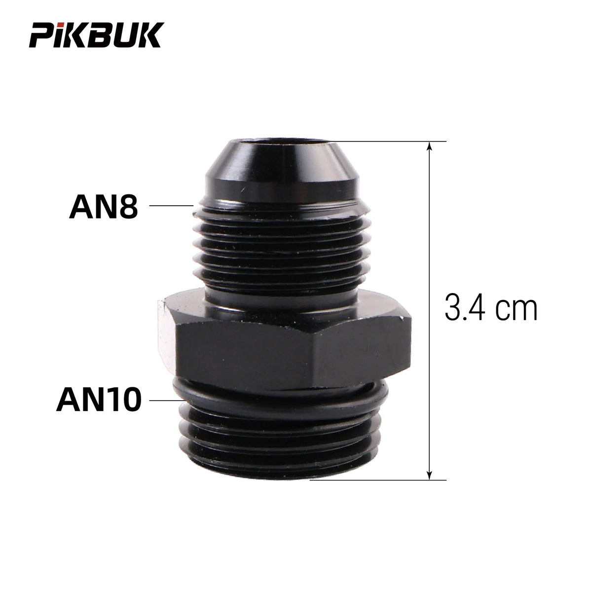 Aluminum Alloy AN4 AN6 AN8 AN10 AN12 Fuel Hose Adapter For Oil Cooler by InterCyprus Trading Ltd