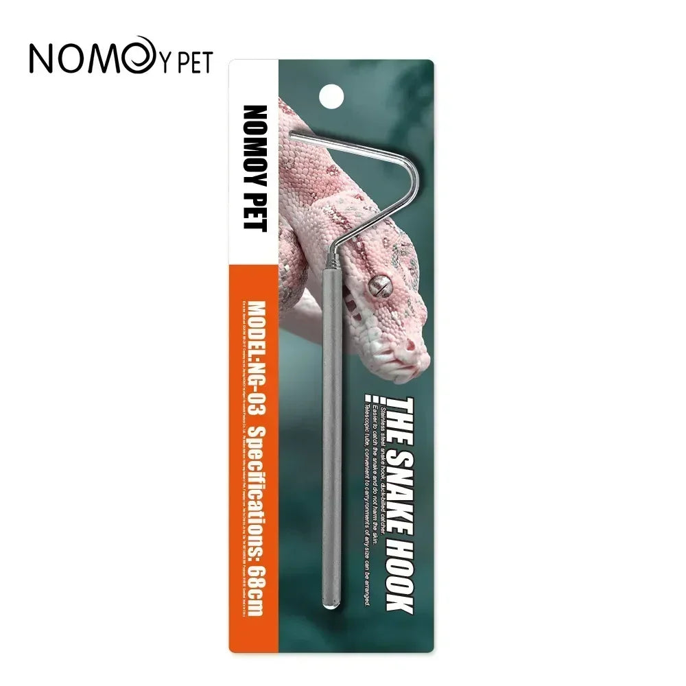 Retractable Snake Hooks Stainless Steel &ndash; Anti-Bite Capture 68cm