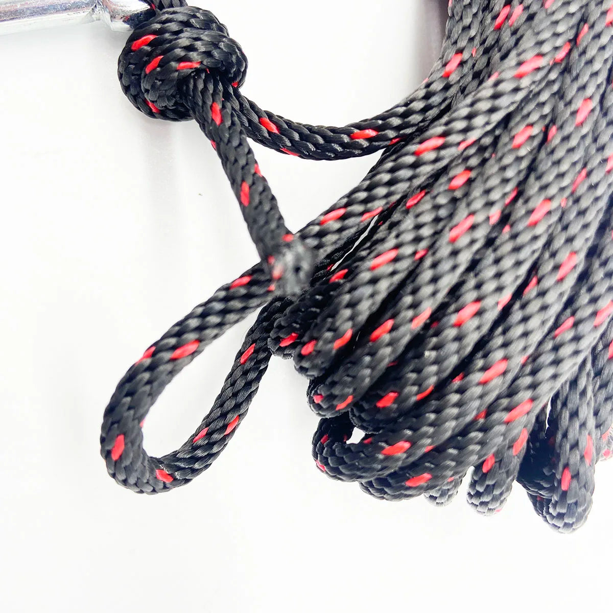 4mm Outdoor Tent Tie Down Rope with Pulley Tightener - 2pc Set