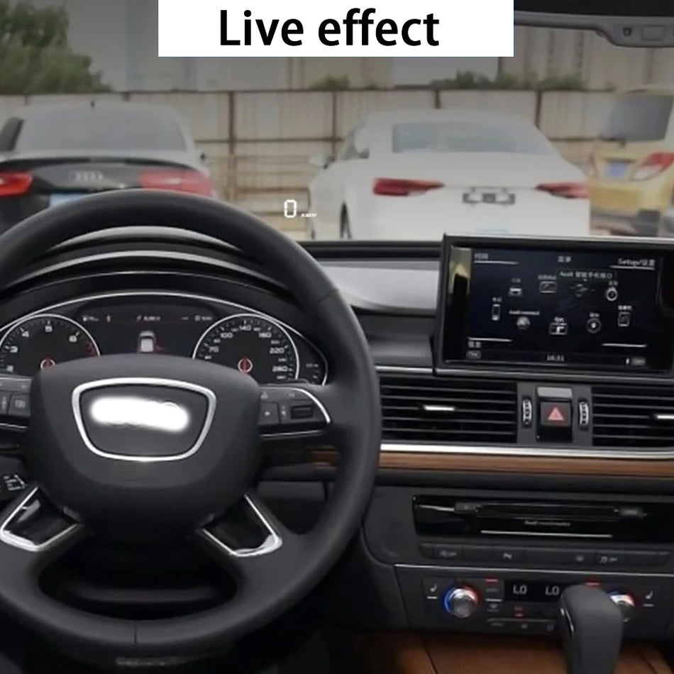 Audi A6 S6 RS6 C7 4G için Hız Göstergesi Projeksiyon Modülü ile 5 İnç Head-Up Display