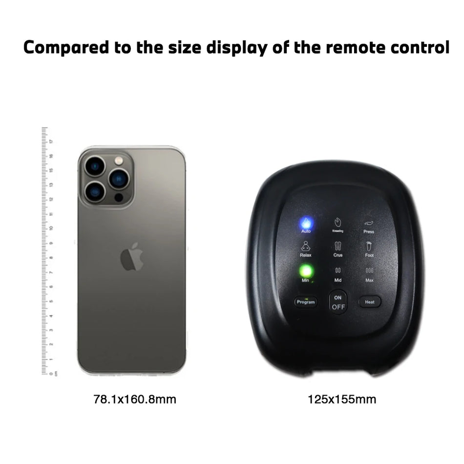 Masér nohou s kompresí vzduchu pro prokrvení a úlevu lýtek