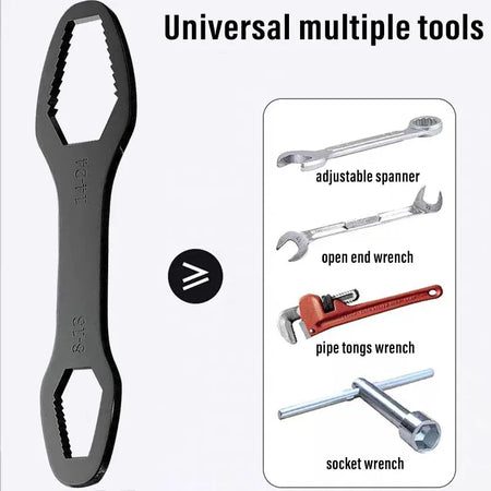 8-24mm Universal Adjustable Torx Wrench - Self-tightening, Durable, Multi-functional