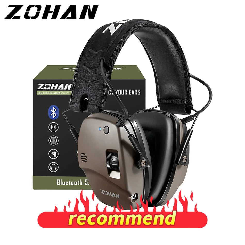 ZOHAN 5.0 Bluetooth elektronske slušalke za zaščito pri streljanju