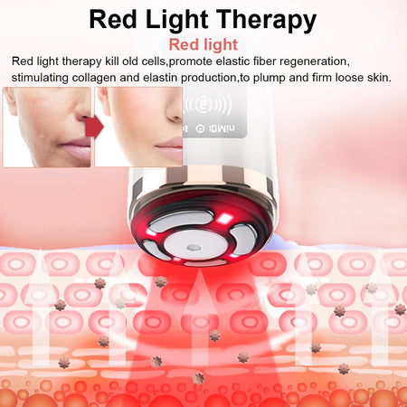 Hifu Face Lifting Facial Massage EMS Facial Microcurrent Skin Rejuvenation Anti-aging Facial Lifting Massager Mini Hifu Machine