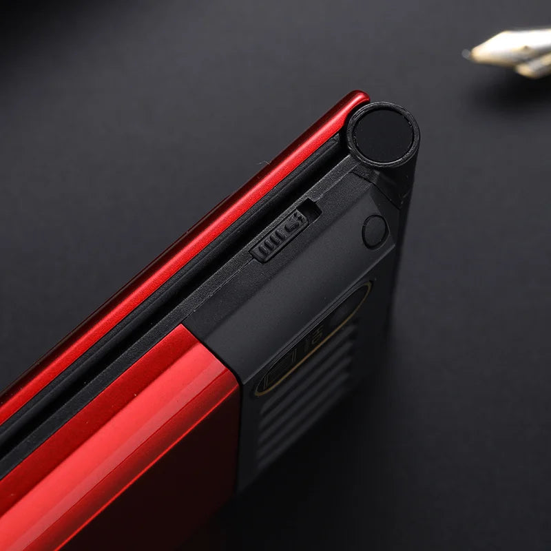 Unlocked 2G Dual Screen Flip Senior Phone &ndash; SOS Call Button