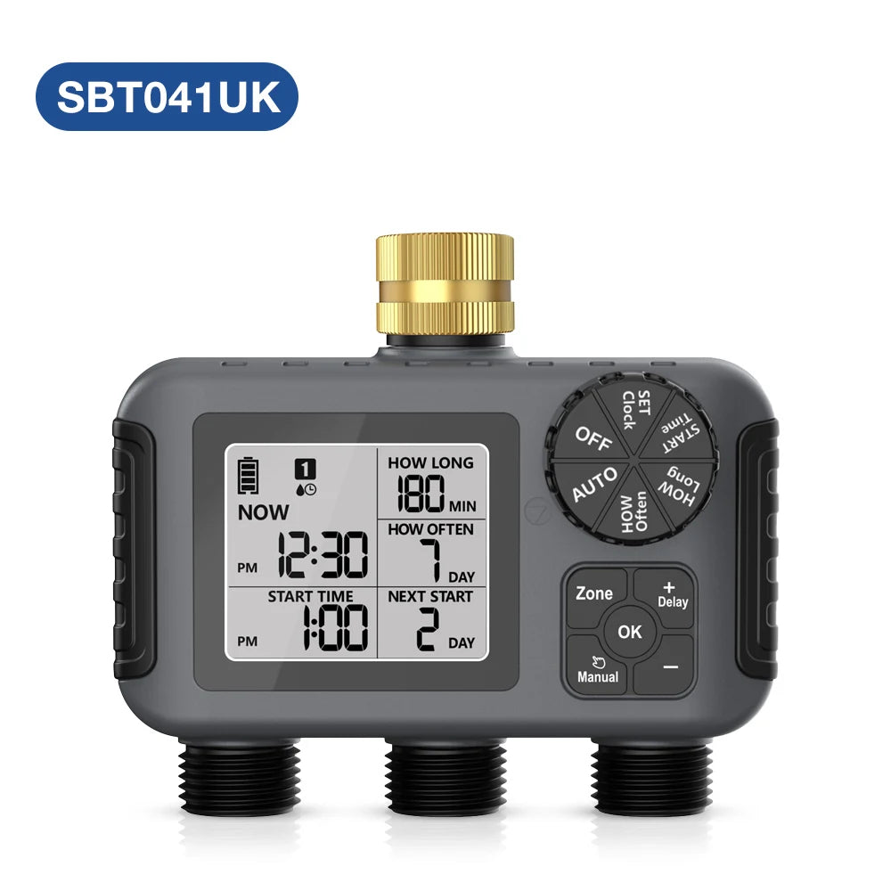 3/4 Inch Automatic Water Timer &ndash; Smart Irrigation System BSP (EU UK AU Asia) 1