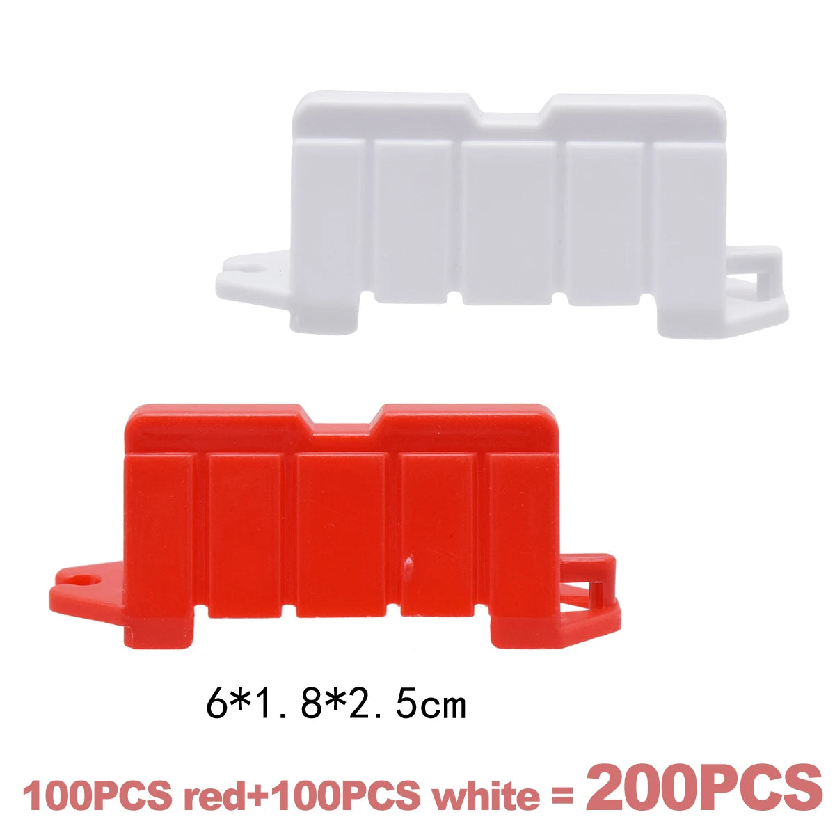 RC Car Road Barriers &ndash; Durable Plastic RC Track Barriers 200pcs