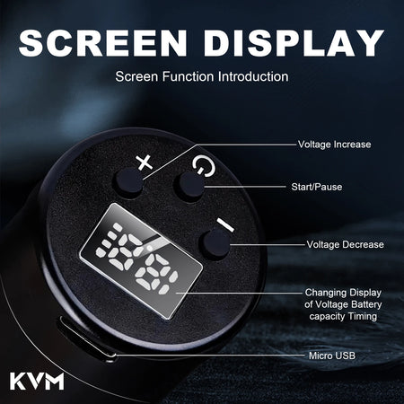 KVM Wireless Tattoo Machine &ndash; Portable 1500mAh Battery