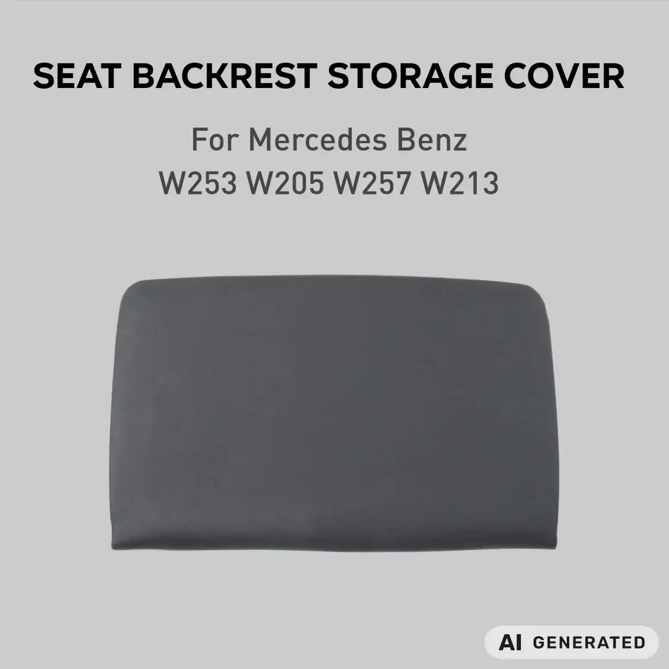 Car Seat Backrest Leather Pocket Cover Replacement For BENZ W205 W213 W253 W257 C300 C350 E300 E320 GLC200 GLC300 CLS300 CLS350 by InterCyprus Trading Ltd