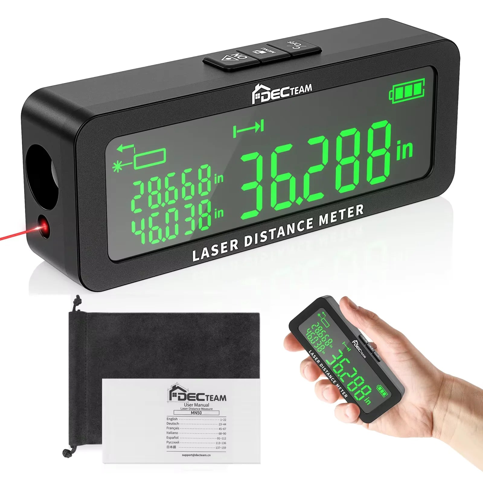 Decteam Laser Rangefinder MN50H &ndash; Accurate Distance and Area Measurement MN50A / CHINA