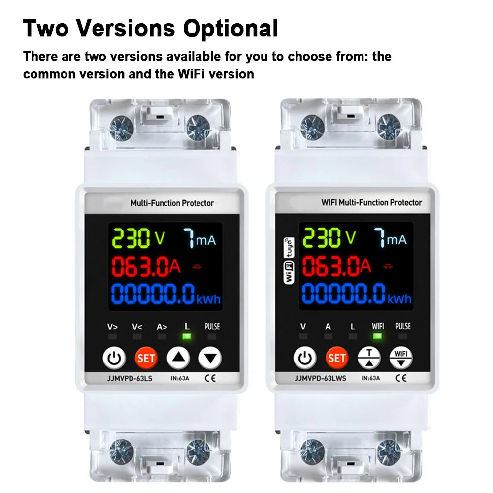 Tuya WiFi Automatic Reclosuring Protector &ndash; Intelligent Voltage Protection