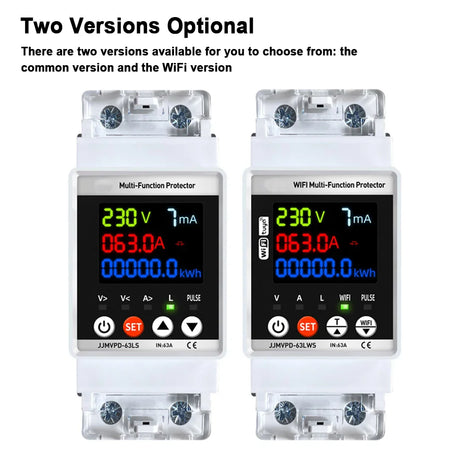 Tuya WiFi Automatic Reclosuring Protector &ndash; Intelligent Voltage Protection