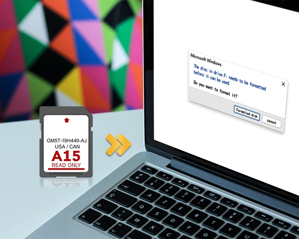 North America A15 SD Navigation Card &ndash; 32GB Fast Maps