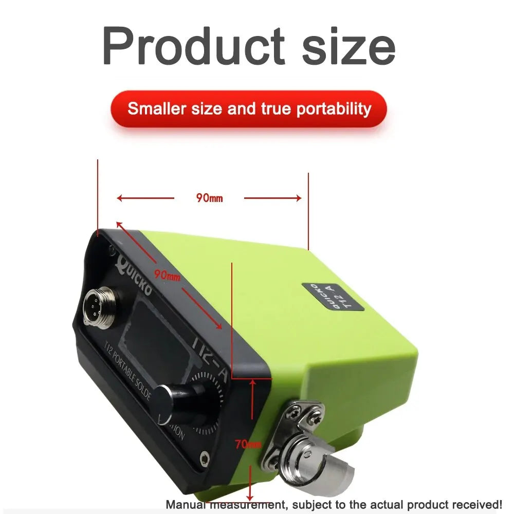 72W T12 Soldering Station &ndash; Battery Compatible With 20V Max