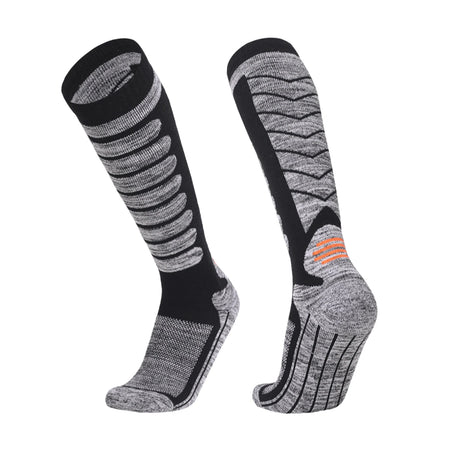 Long Ski Socks &ndash; Premium Knit For Warmth And Comfort Black 1Pair / 40-45